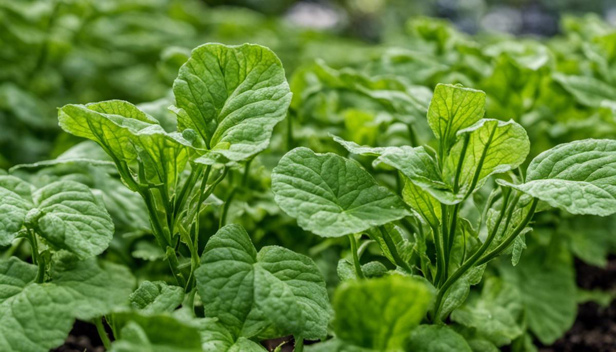 A close-up image of drooping potato plants that need remedial actions.